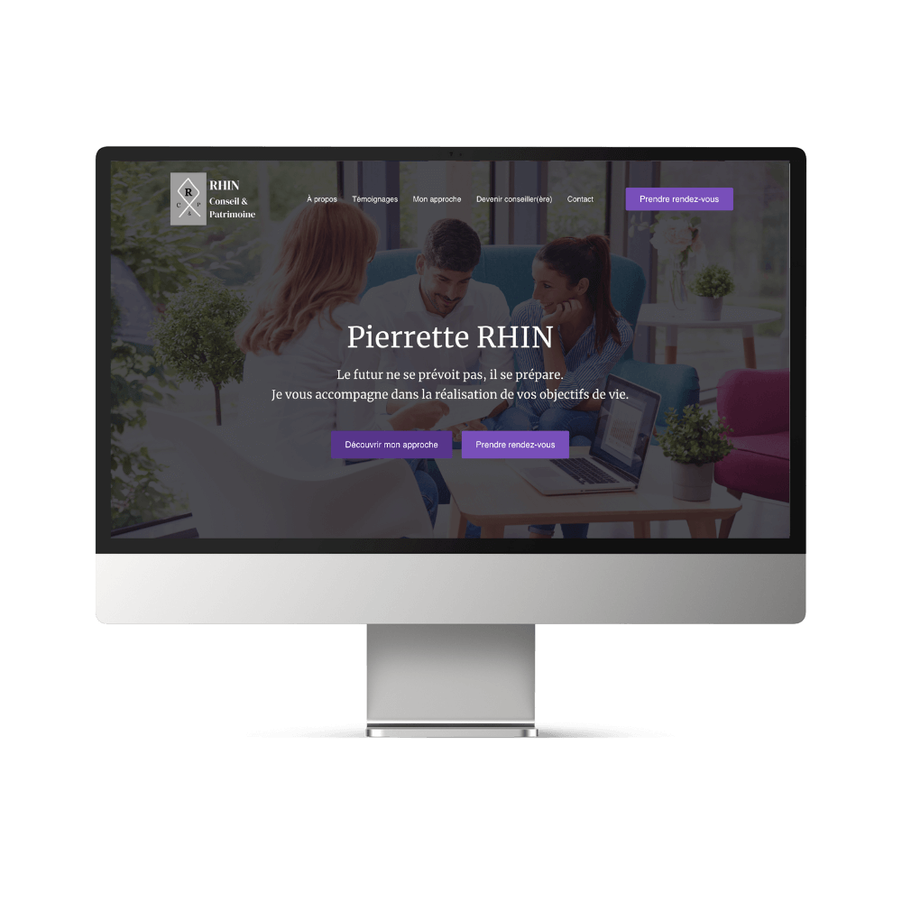 Réalisation de site internet vitrine par Céline SCHELL, webdesigner wordpress certifiée d'état