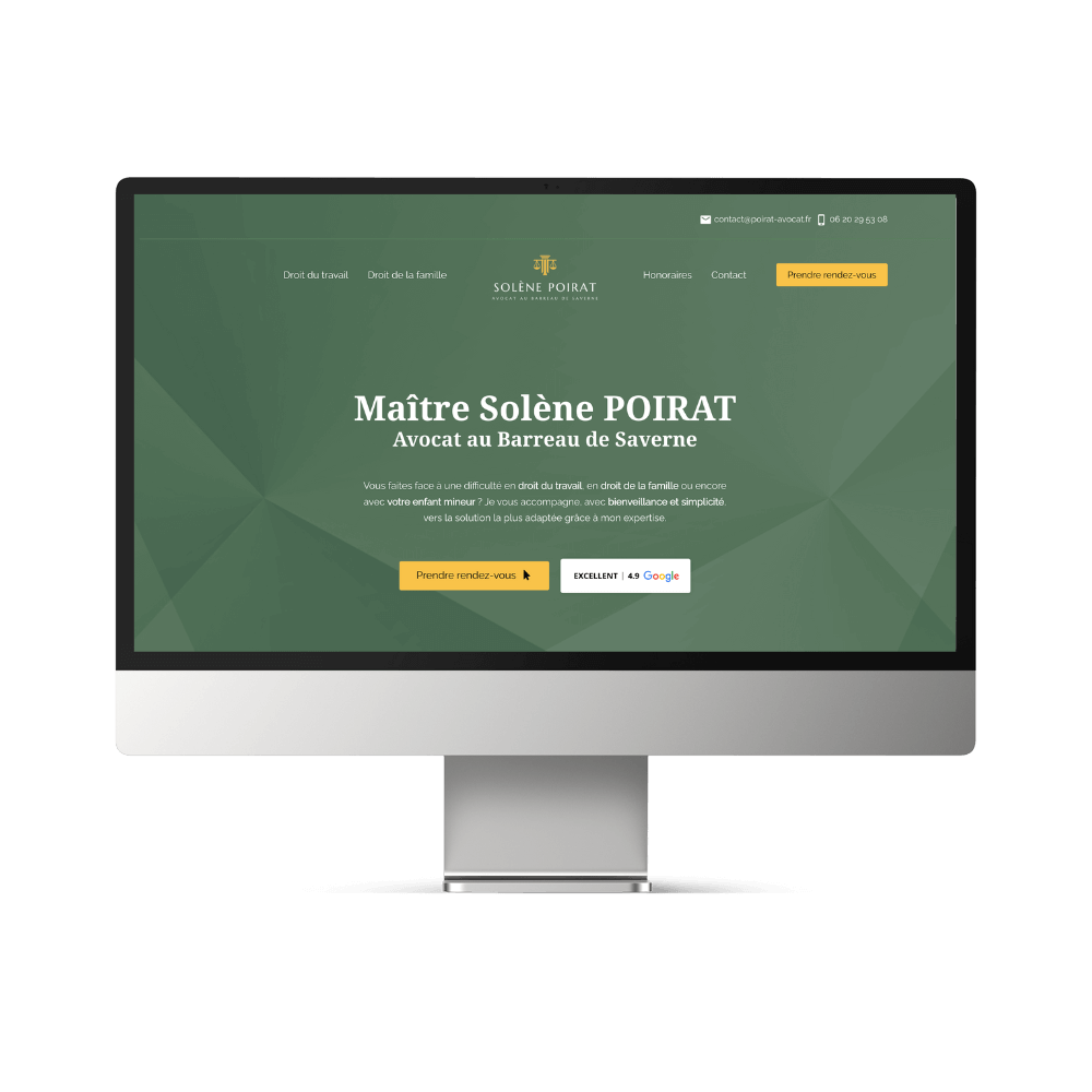 Réalisation de site internet vitrine par Céline SCHELL, webdesigner wordpress certifiée d'état